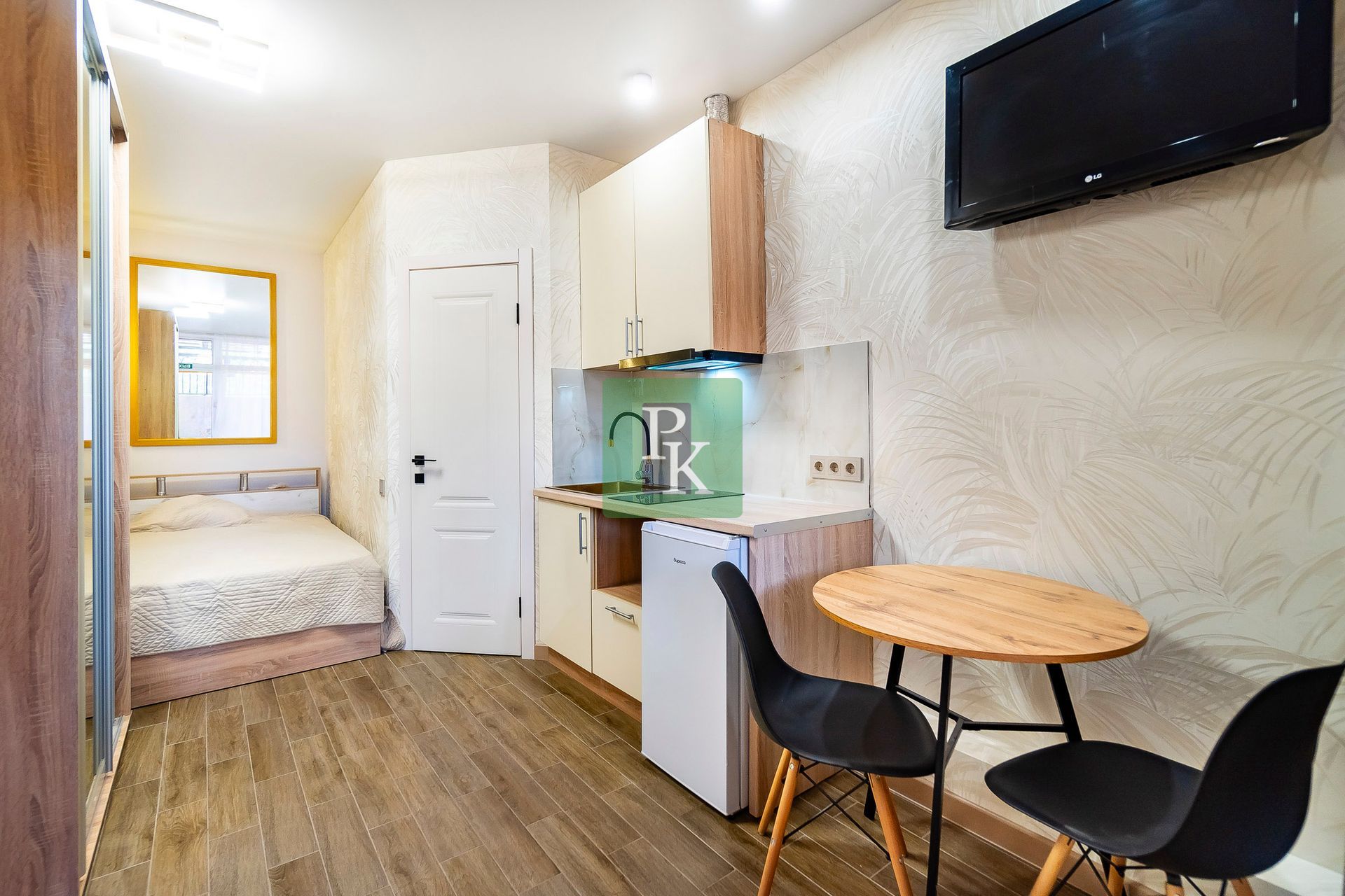 1-комн. апартаменты, 16.5 м²